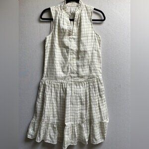 Hudson North The Picnic 100% Linen Tier dress Sz XS